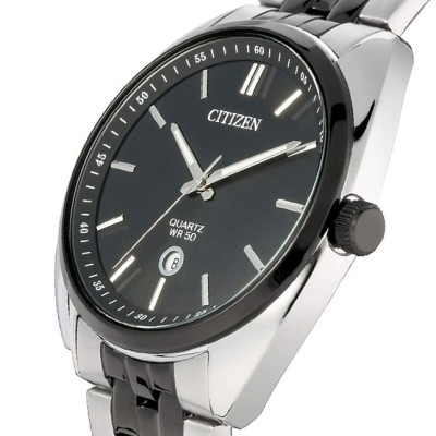 Đồng Hồ Nam Citizen Dây Thép Không Gỉ BI5098-58E - Mặt Đen