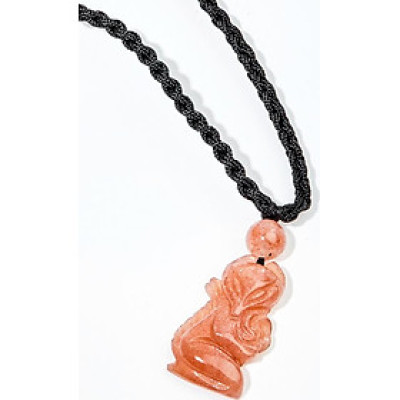 Mặt dây chuyền hồ ly 9 đuôi sunstone Ngọc Quý Gemstones