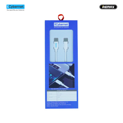 Cáp sạc siêu nhanh PD 100W iCybernet IC-1004 C to C chiều dài 1,2m - Hàng chính hãng