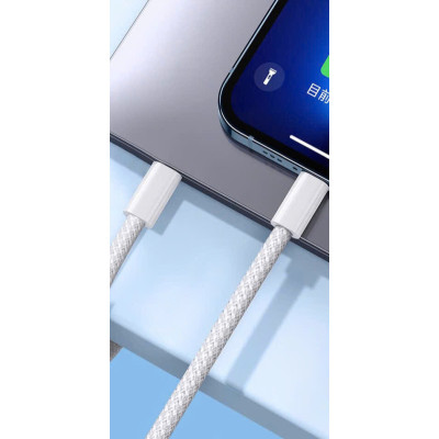 Dây sạc LI-TOP PD15 Công suất 60W bện dù chân Type C ra Type C dây dài 2 mét , dùng thử 30 ngày, bảo hành hàng chính hãng 1 năm