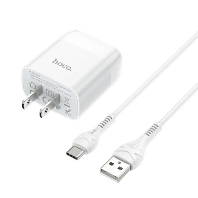 CỐC SẠC NHANH 12W 2 CỔNG CHỐNG CHÁY NỔ HOCO C73 - CỦ SẠC ĐA NĂNG 2.4A CHO CÁC DÒNG ĐIỆN THOẠI CHÍNH HÃNG