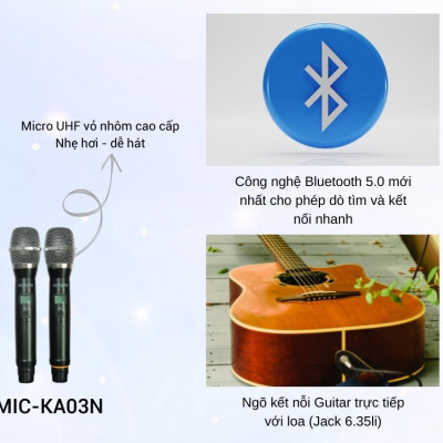 Dàn âm thanh loa tháp di động ACNOS CS500