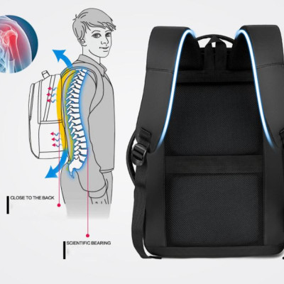 Ba lô thông minh đa năng siêu cao cấp nam sạc USB tiện dụng chứa máy tính 14 đến 17 inh