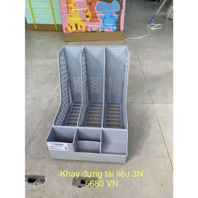 Khay Đựng Tài Liệu 3 Ngăn Việt Nhật - Hàng chính hãng 