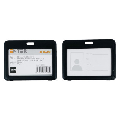 Bảng tên Enter BT071 86x54mm 2 mặt ngang