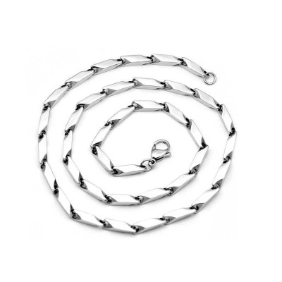 Dây chuyền nam titan cao cấp sang trọng inox thép không gỉ hỏa tiển trơn trangsucpt cỡ 2mm PTDCNA12