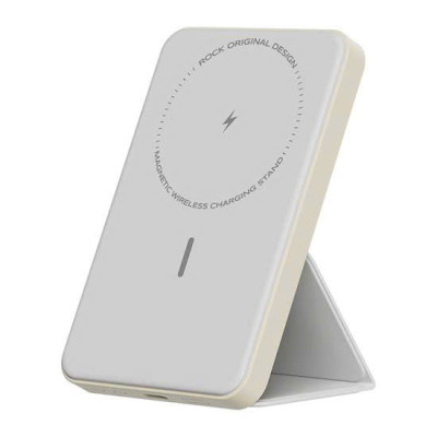 Pin sạc dự phòng không dây kèm giá đỡ điện thoại Rockspace P83 5000mAh sạc nhanh 15W - Hàng chính hãng bảo hành 12 tháng