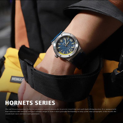 Đồng Hồ Nam I&W CARNIVAL 618G1 Chính Hãng Full Box Chống Nước Kính Chống Xước Dây Da Cao Cấp BH 24T (Máy Cơ Tự Động)