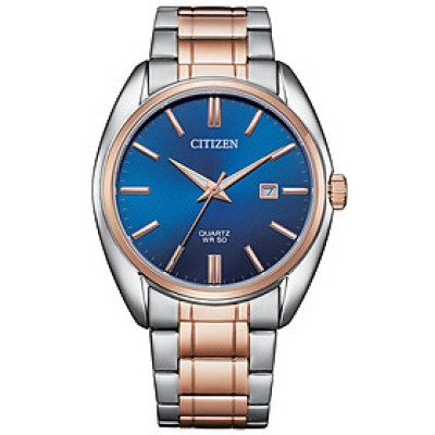 Đồng Hồ Nam Citizen Dây Thép Không Gỉ BI5104-57L - Mặt Xanh