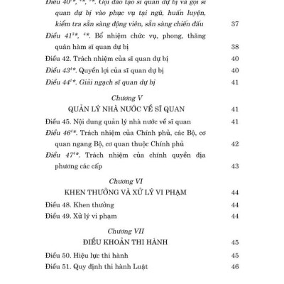 Luật Sĩ quan quân đội nhân dân Việt Nam năm 1999 (sửa  đổi, bổ sung năm 2008, 2014, 2019, 2024)