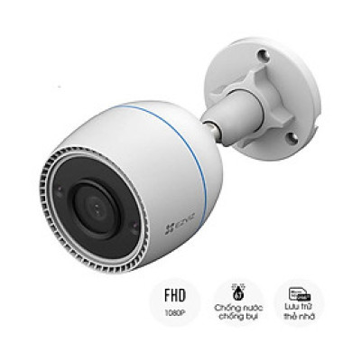 Camera WIFI EZVIZ C3TN 3MP, Ngoài Trời, Đàm Thoại 2 Chiều, Có Màu Ban Đêm, Tích Hợp AI, Còi & Đèn - Hàng Chính Hãng - kèm thẻ 32gb