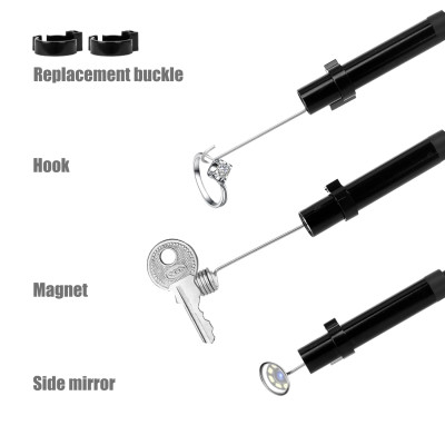 Camera Nội Soi Công Nghiệp Chống Nước P40 Chống Nước IP67 Với Màn Hình 4.3 Inch 1080P Camera 8 LED Đường Kính 8mm. P40 8mm Industrial Endoscope Camera 4.3