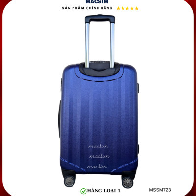 Vali cao cấp Macsim Smooire MSSM723 cỡ 24 inch màu matt blue - Hàng loại 1