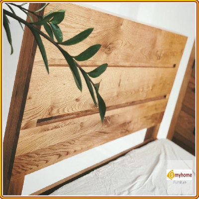 Giường ngủ gỗ sồi nang ngang màu tự nhiên Juno sofa 