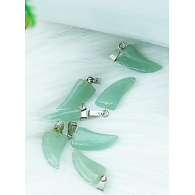 Mặt dây chuyền phong thủy đá thạch anh xanh Aventurine