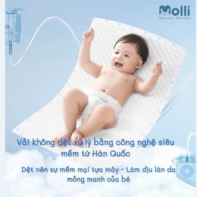 [Bán Lẻ] TẤM LÓT CHỐNG THẤM MOLLI DÙNG 1 LẦN CHO MẸ SAU SINH VÀ BÉ SƠ SINH, TẤM LÓT THAY TÃ