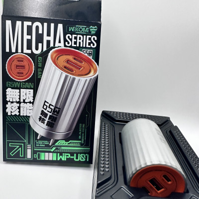 Củ sạc siêu nhanh công nghệ SUPER FAST CHARGER 65W REMAX WK Dùng cho Smartphone, Macbook, Iphone, Laptop  - Hàng chính hãng