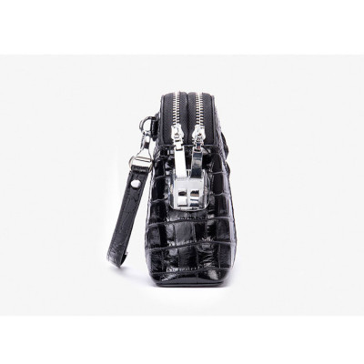 Clutch khóa số cầm tay cao cấp BHM3001 Da bò dập nổi vân da cá sấu