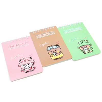 Sổ Lò Xo Moochi Notes B7 - Kẻ Ngang - 120 Trang 80gsm - The Sun 04