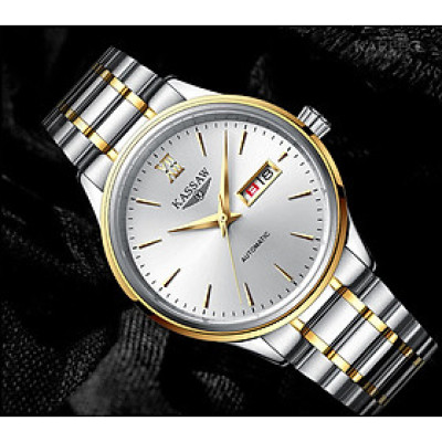 Đồng hồ nam chính hãng Kassaw K883-1 hàng mới 100% ,kính sapphire chống nước,chống xước,máy cơ (Automatic),dây kim loại thép không gỉ 316L ,kiểu dáng đơn giản ,size mặt to 42mm