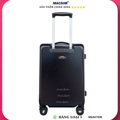 Vali cao cấp Macsim Aksen hàng loại 1 MSAK7038 cỡ 20 inch màu đen màu đỏ