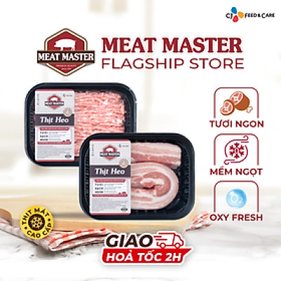 Combo Heo tiết kiệm Thịt xay - Ba rọi Meat Master ( 400 G ) - Giao nhanh