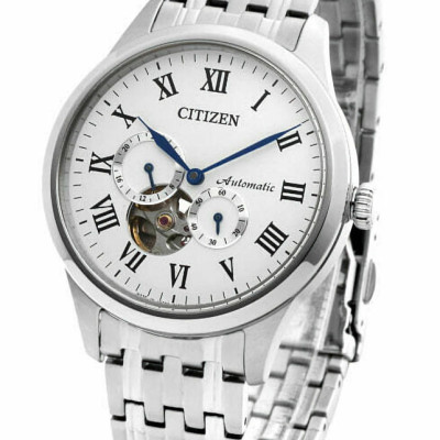 Đồng Hồ Nam Citizen Dây Thép Không Gỉ Máy Cơ-Automatic NP1020-82A - Mặt Trắng (Sapphire)