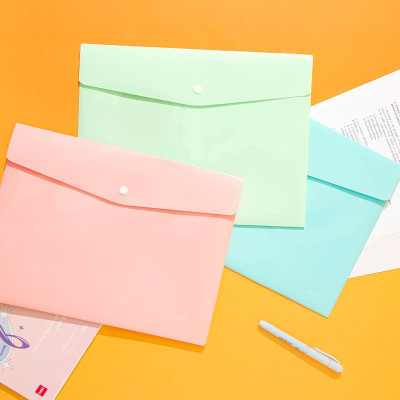 Bìa Nút A4 - Phiên Bản Sơn Tùng M-TP Giới Hạn - Deli EF554 - Màu Hồng