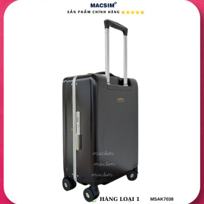 Vali cao cấp Macsim Aksen hàng loại 1 MSAK7038 cỡ 20 inch màu đen màu đỏ