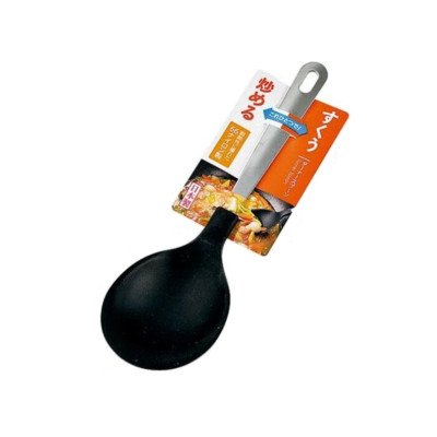 Combo 03 Muôi múc canh đầu silicone Echo Metal 25.5cm - Nội địa Nhật Bản