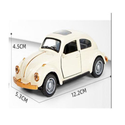36191C Mô hình xe ô tô kim loại tỷ lệ 1:3 - bộ 12 chiếc (KT 12.2x5.3x4.5cm)
