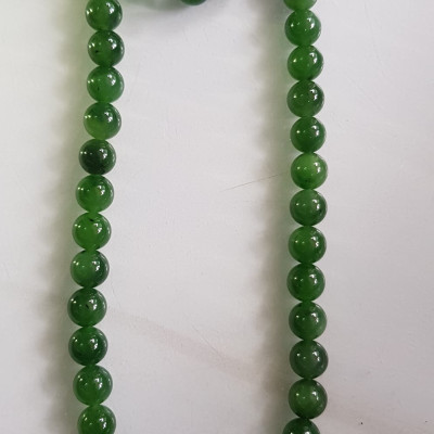 Vòng chuỗi đeo cổ Nữ mới đẹp Đá ngọc jade hay ngọc phật xanh tự nhiên Size 8mm màu xanh ngọc bích bóng sang đẹp hợp mệnh thủy mộc hỏa Quà tặng ý nghĩa cho Mẹ, mình và người thân ý nghĩa ạ
