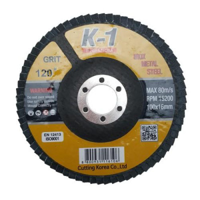 10 viên Đá nhám xếp 120# | Đĩa ráp xếp | Bánh nhám xếp K1 D100 120#