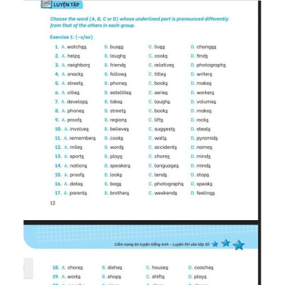 Sách - Cẩm Nang Ôn Luyện Tiếng Anh Luyện Thi Vào Lớp 10 - Megabook