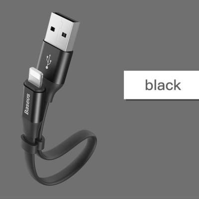 Cáp sạc ngắn cho iPhone/iPad/iPod Baseus Nimble 2A 23cm - Hàng Chính Hãng