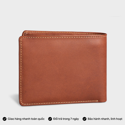 Ví nam da bò Lata ( Thời trang nam - Ví da thật LVN70 )