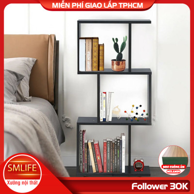 Giá đỡ sách gỗ công nghiệp nhỏ gọn SMLIFE Bocoe
