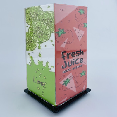 Kệ mica 4 mặt A5 Enter E24C 150x210mm đế xoay (10)