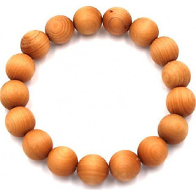 Chuỗi đeo tay gỗ ngọc am 12 ly 17 hạt (204mm)