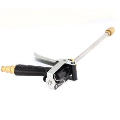 Bộ dây vòi xịt nước rửa xe, tưới cây . tăng áp 3 lần, loại 15m 206318 đầu đồng, đai, nối vàng