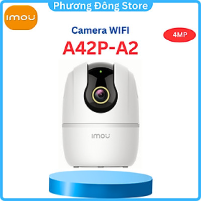 [12.12 Tặng đế] Camera Wifi Imou Ranger A2 (4MP) I Phát hiện con người I Xoay toàn cảnh 360 I Đàm thoại I Hàng chính hãng