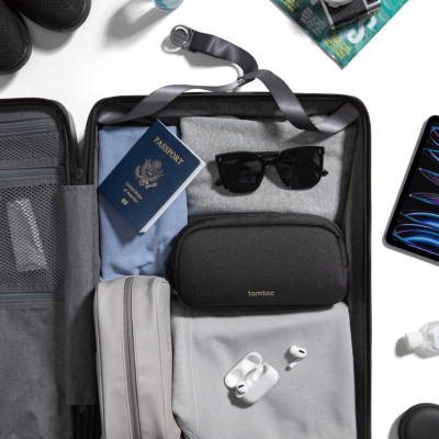 Túi Đựng Phụ Kiện Quốc Dân Tomtoc (USA) Light-T12 Electronic Accessory Pouch 1L – T12S1 - Hàng Chính Hãng