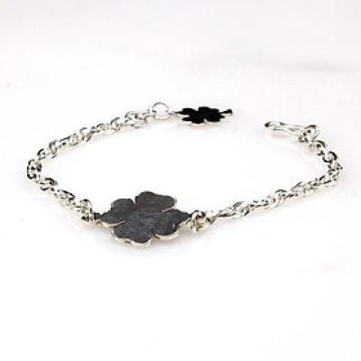 Lắc Tay Lắc Chân Trẻ Em Khắc Tên Theo Yêu cầu Bạc Hiểu Minh LTE093