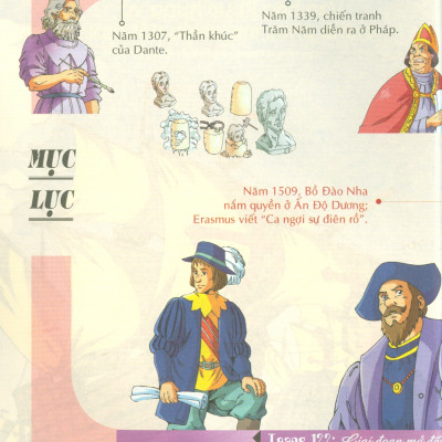  Lược Sử Thế Giới Bằng Tranh, Tập 7: Văn Hóa Phục Hưng Và Chinh Phục Các Vùng Đất Mới (Bản in màu - Tái bản 2023)