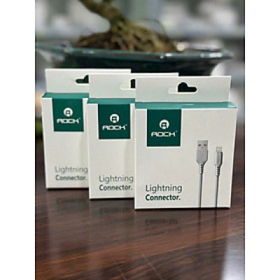 Cáp Sạc Nhanh Rock IP - USB Dành cho điện thoại Iphone Hàng Nhập Khẩu 