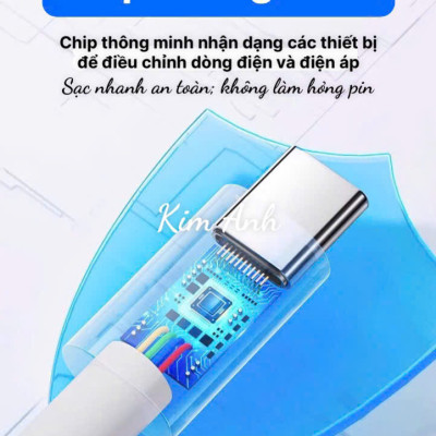 Dây sạc siêu nhanh LI-TOP LX78 120W, chân Type C, dây mịn mập, lõi 260 sợ đồng, được dùng thử 30 ngày, Kim Ánh bảo hành hàng chính hãng 12 tháng