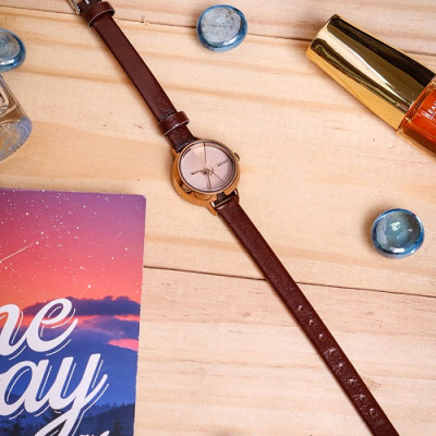 Đồng Hồ Nữ Julius Hàn Quốc JA-979 Dây Da