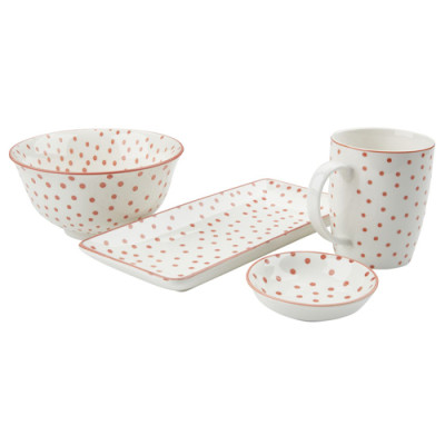 Đĩa trang trí | JYSK Ingvart | sứ | nhiều màu | R11xD24cm