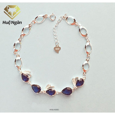 Lắc tay bạc Ý 925 Huệ Ngân - Đom đóm RYB140083