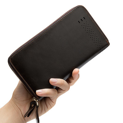 Ví cầm tay nam DA BÒ THẬT  - BEE GEE VNA9028